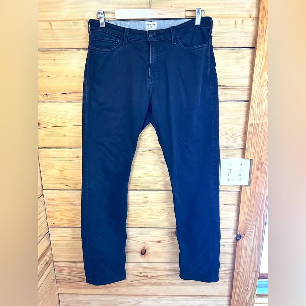Dockers‎ Men's 30 32 Athletic Fit Black Slim Jeans